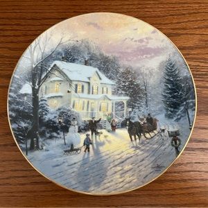 Thomas Kinkade Sleighride Home by Edwin M. Knowles